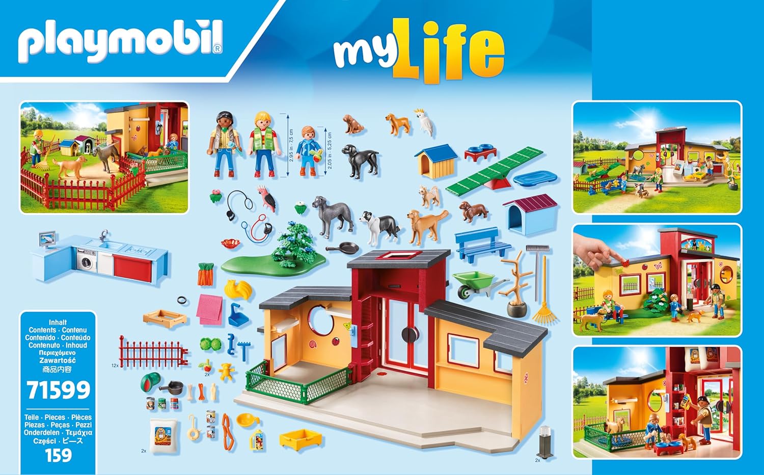 Playmobil MyLife 71599 Tierhotel 'Pfötchen' - Mr.bricksANDmore