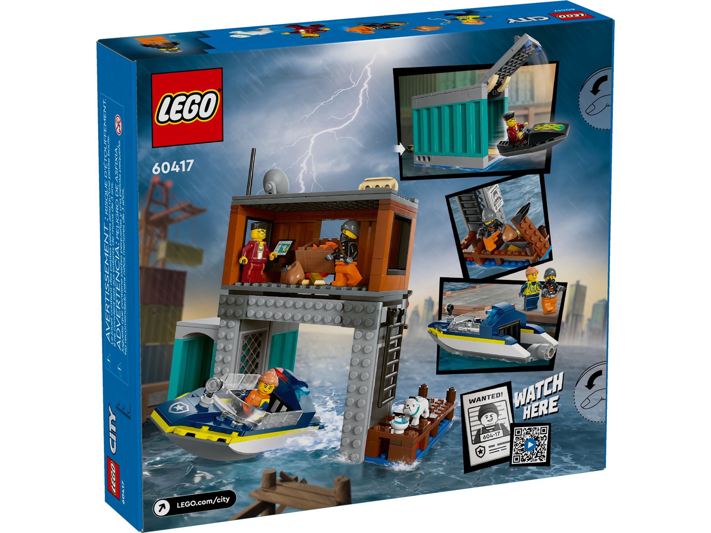 LEGO® City 60417 Polizeischnellboot und Ganovenversteck - Mr.bricksANDmore