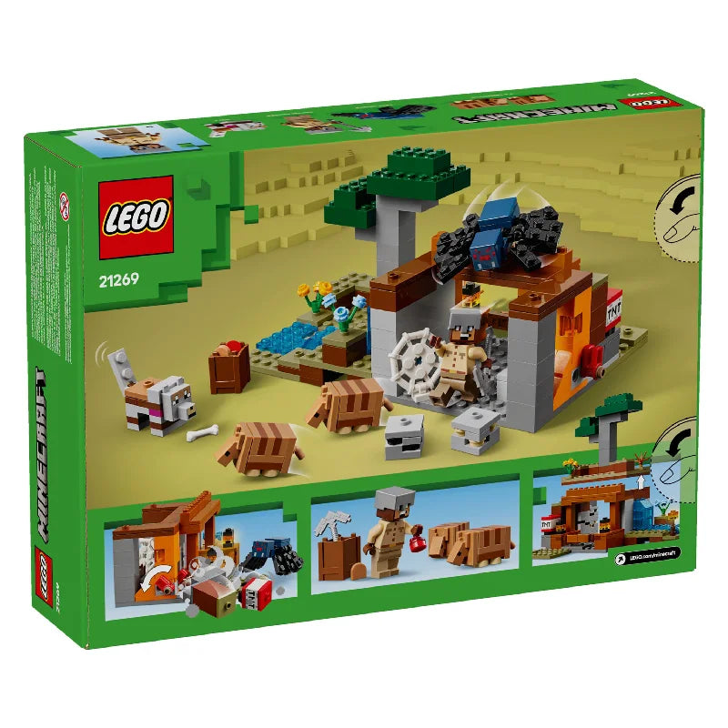 LEGO® Minecraft 21269 Die Expedition zur Gürteltiermine