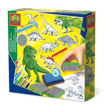 SES Creative 14919 Stempelset Dinosaurier - Mr.bricksANDmore