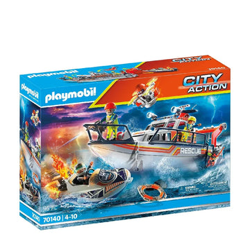 Playmobil City Action 70140 Seenot: Löscheinsatz mit Rettungskreuzer - Mr.bricksANDmore