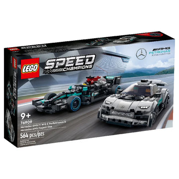LEGO® Speed Champions 76909 Mercedes-AMG F1 W12 E Performance & Mercedes-AMG Project One