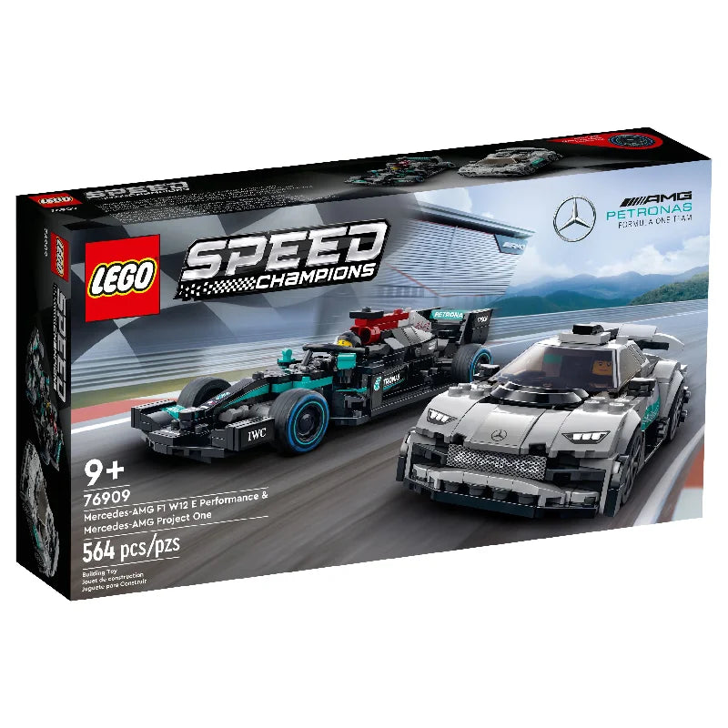 LEGO® Speed Champions 76909 Mercedes-AMG F1 W12 E Performance & Mercedes-AMG Project One