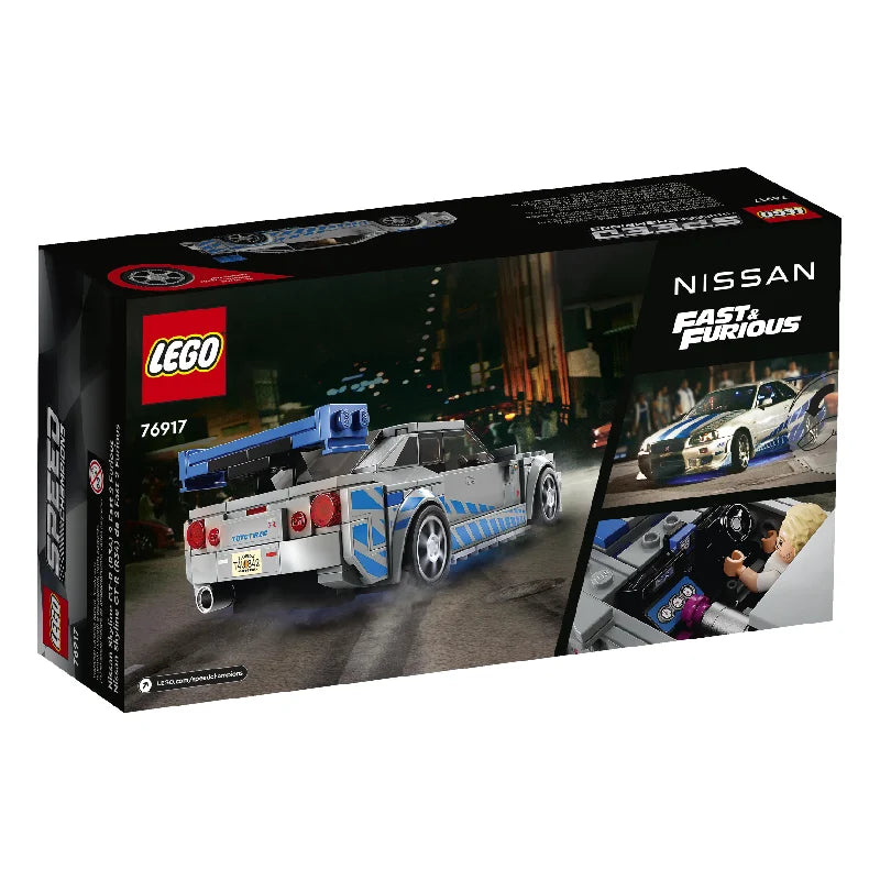 LEGO® Speed Champions 76917 2 Fast 2 Furious – Nissan Skyline GT-R (R34)