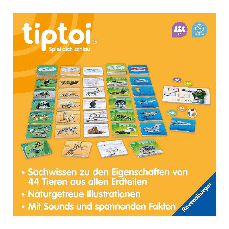 Ravensburger - tiptoi® Spiel Tiere der Welt 00171 - Mr.bricksANDmore