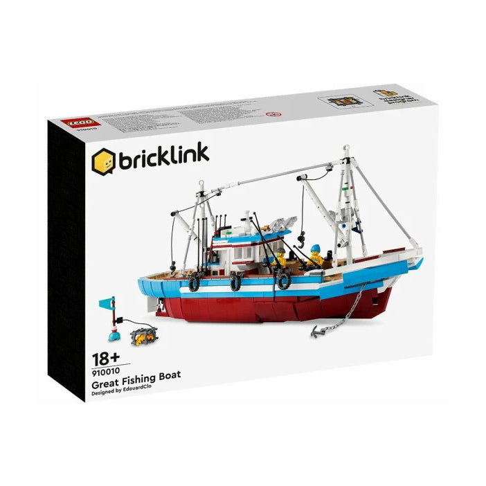 LEGO® Bricklink 910010 Great Fishing Boat - Mr.bricksANDmore
