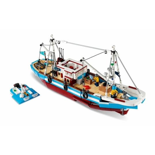 LEGO® Bricklink 910010 Great Fishing Boat - Mr.bricksANDmore