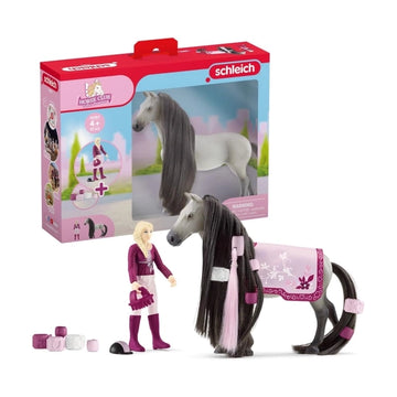 Schleich Horse Club - 42584 Sofia's Beauties 18-teiliges Pferde-Beauty-Set - Mr.bricksANDmore
