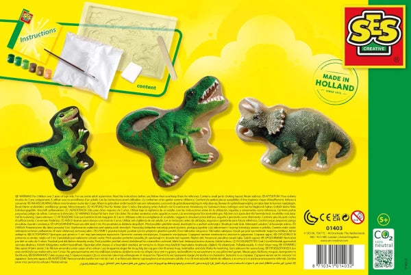 SES Creative 01403 Gießen und anmalen Dinowelt - Mr.bricksANDmore