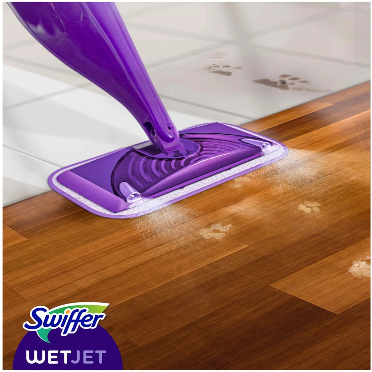 Swiffer WetJet All-in-1-Starterkit mit waschbarem Mikrofasertuch