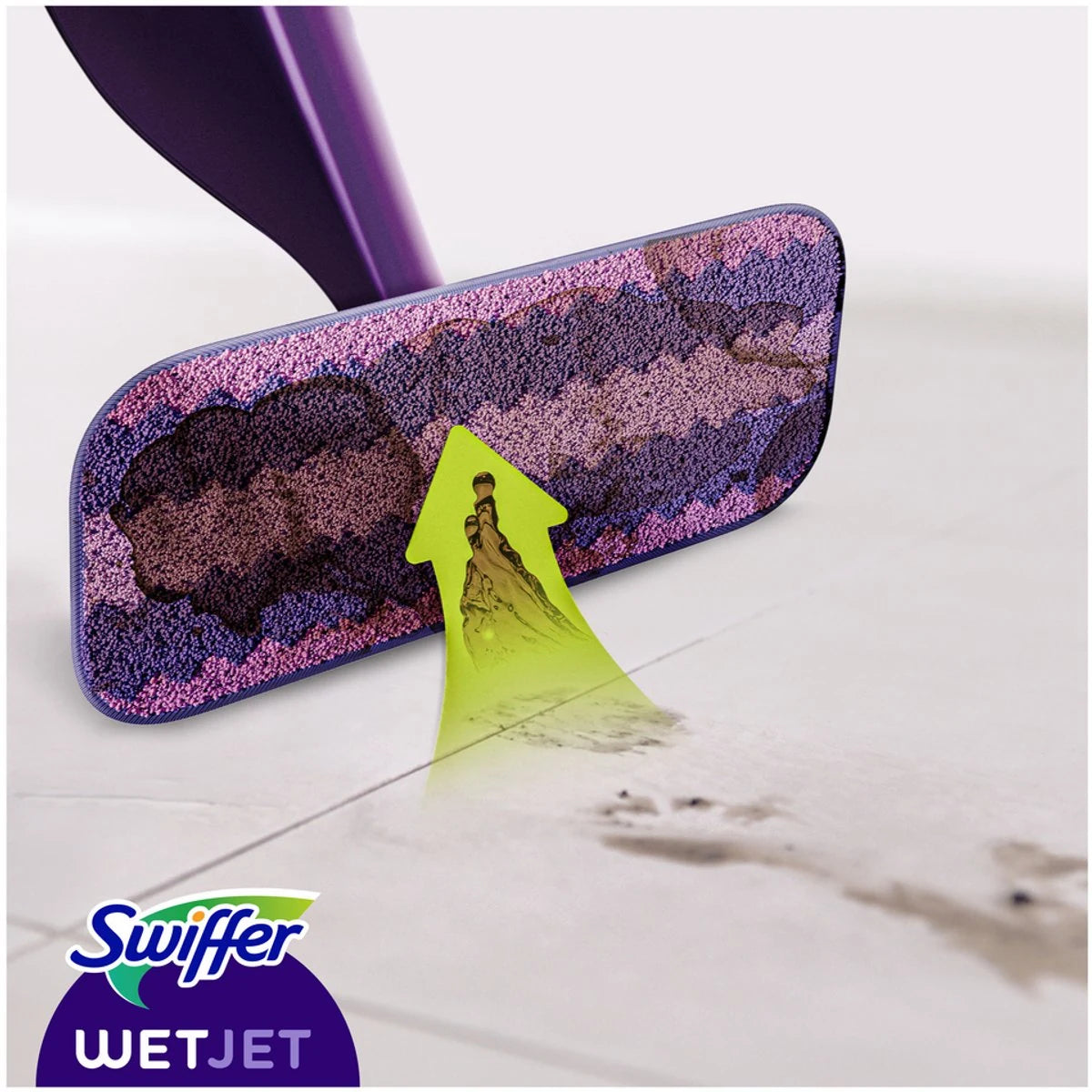 Swiffer WetJet All-in-1-Starterkit mit waschbarem Mikrofasertuch
