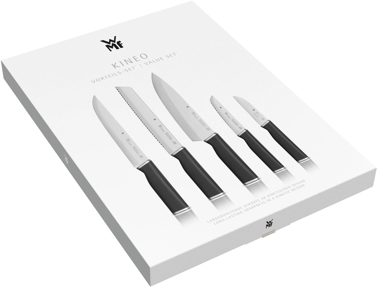 WMF Kineo Messer-Set 5-teilig – Küchenmesser mit Performance Cut - Mr.bricksANDmore