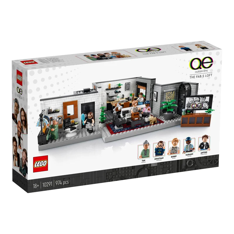 LEGO® Creator Expert / Icons Queer Eye – Das Loft der Fab 5 10291 - Mr.bricksANDmore