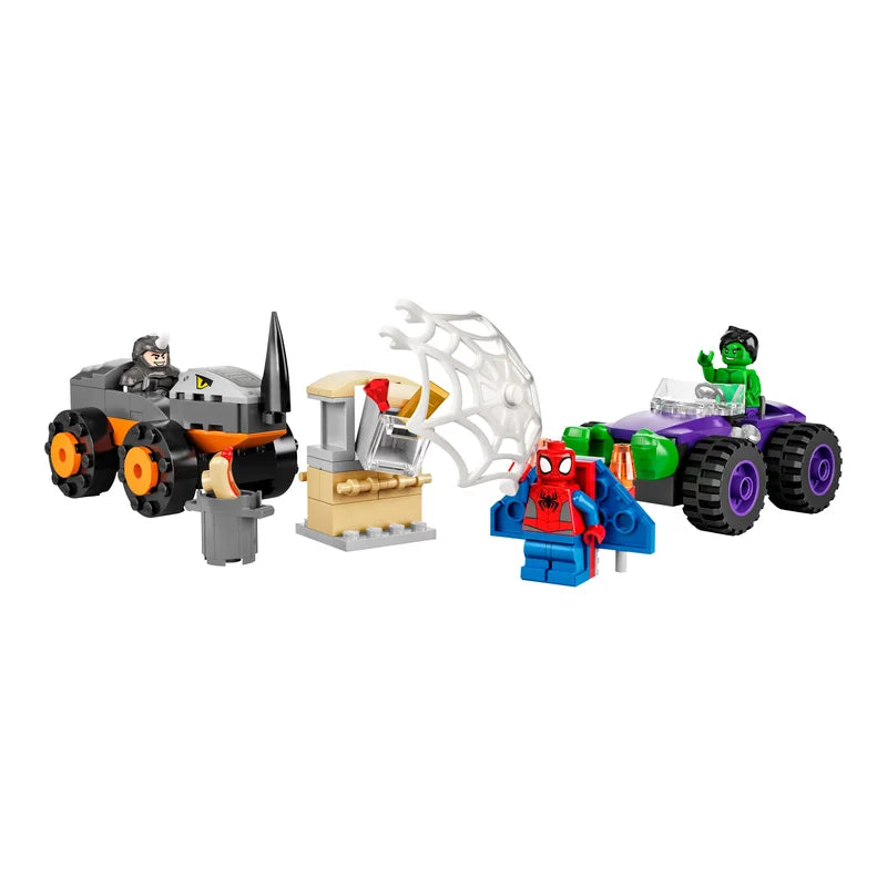 LEGO® Super Heroes Hulks und Rhinos Truck-Duell - Mr.bricksANDmore