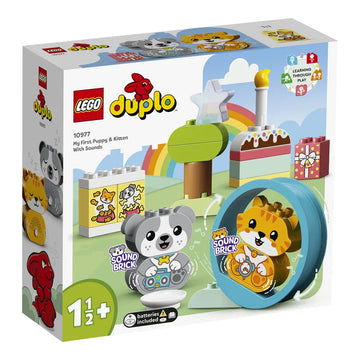 LEGO® Duplo 10977  Mein erstes Hündchen & Kätzchen – mit Ton - Mr.bricksANDmore