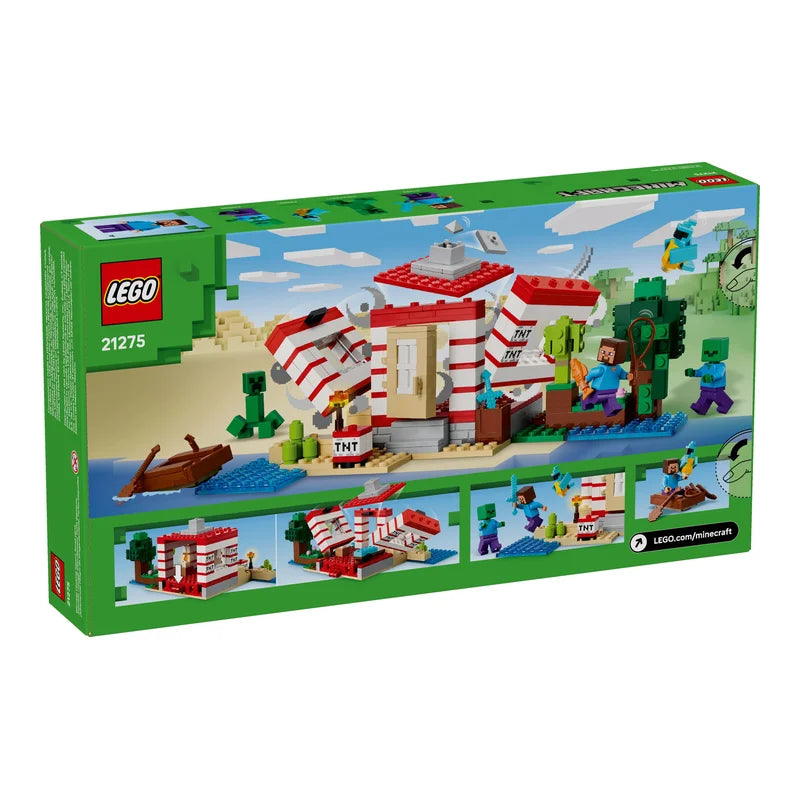 LEGO® Minecraft 21275 Das TNT-Dschungelhaus