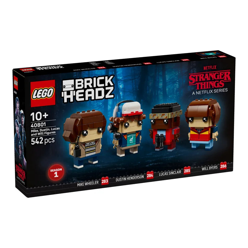 LEGO® BrickHeadz 40801 Mike, Dustin, Lucas und Will Figuren - Mr.bricksANDmore