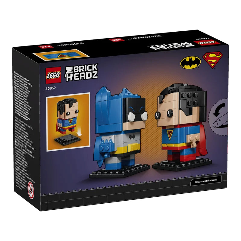LEGO® BrickHeadz 40859 Superman™ und Batman™: Figuren aus dem Golden Age