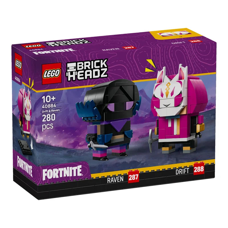LEGO® BrickHeadz 40884 Drift und Raven Figuren - Mr.bricksANDmore