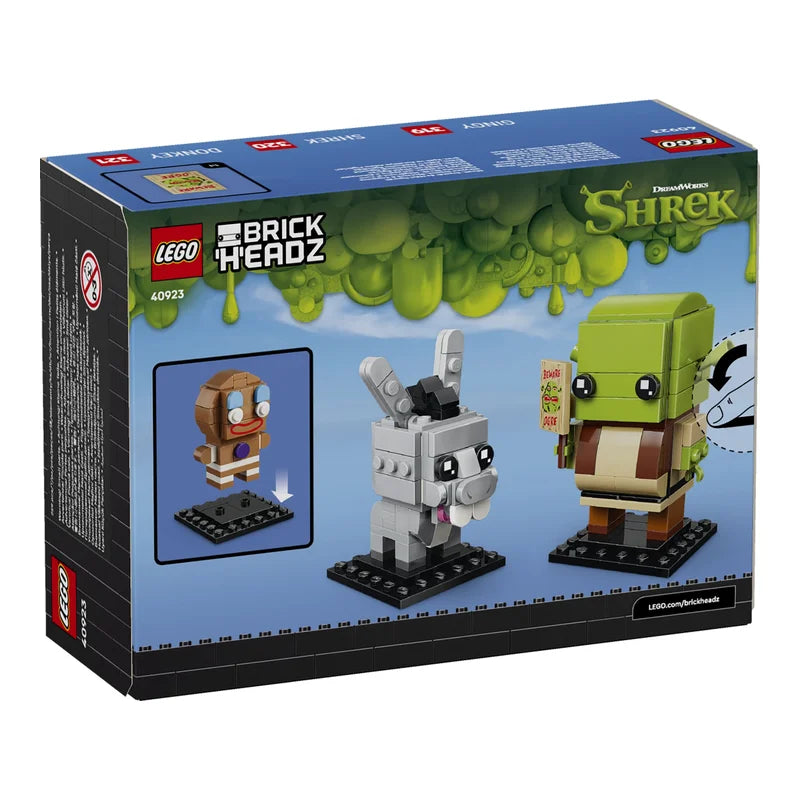LEGO® BrickHeadz 40923 Die Figuren Shrek, Donkey und Gingy