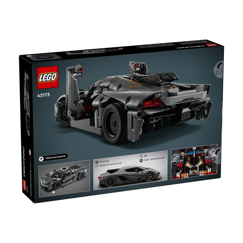 LEGO® Technic 42173 Koenigsegg Jesko Absolut Supersportwagen in Grau - Mr.bricksANDmore