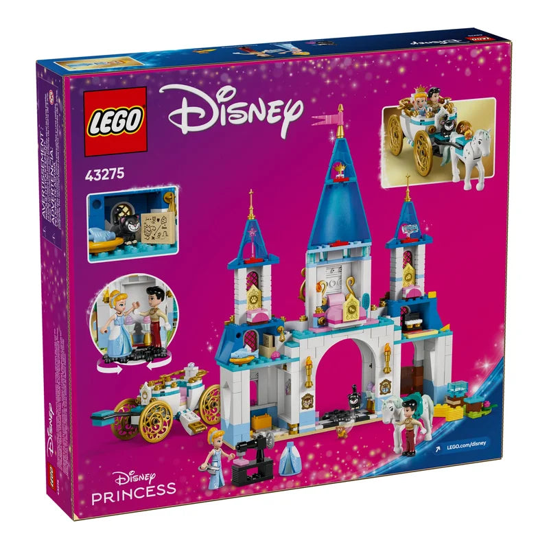 LEGO® Disney 43275 Cinderellas Schloss und Pferdekutsche - Mr.bricksANDmore