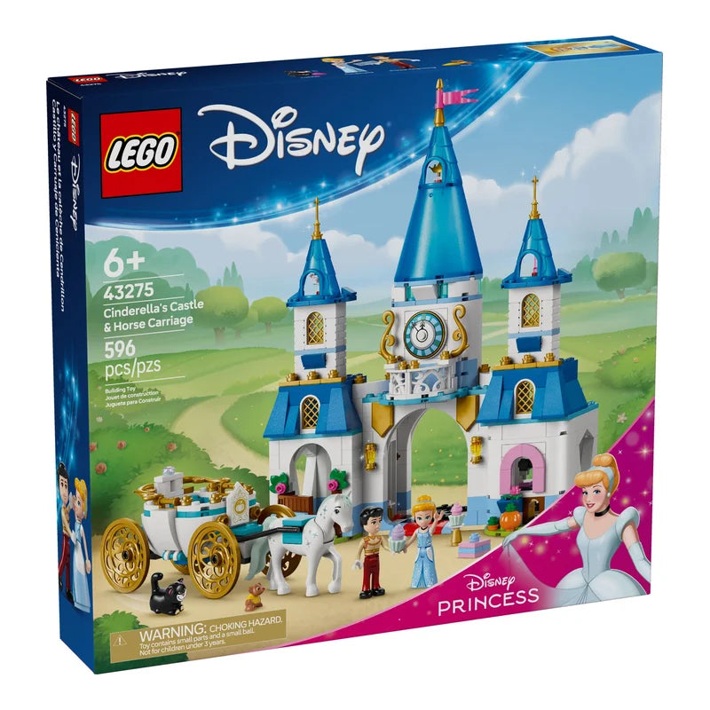 LEGO® Disney 43275 Cinderellas Schloss und Pferdekutsche - Mr.bricksANDmore