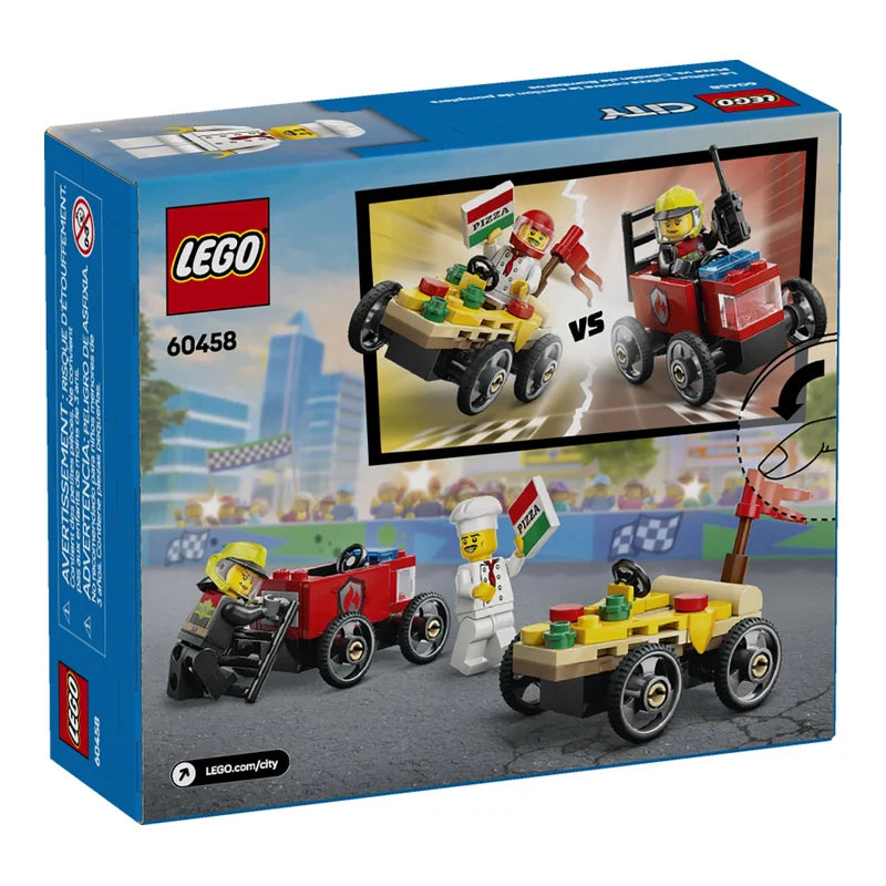LEGO® City 60458 Pizzalieferwagen vs. Löschauto