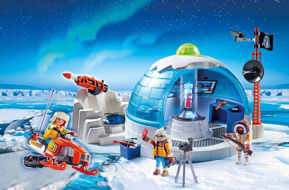 Playmobil Action 9055 Polar Ranger Hauptquartier - Mr.bricksANDmore
