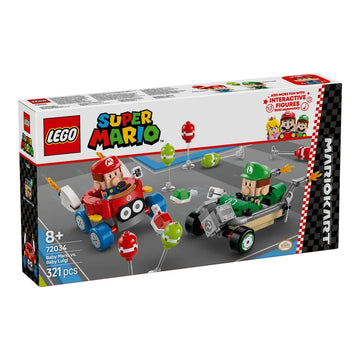LEGO® Super Mario 72034 Mario Kart™ – Baby Mario vs. Baby Luigi - Mr.bricksANDmore