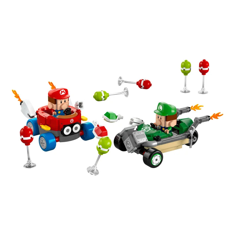 LEGO® Super Mario 72034 Mario Kart™ – Baby Mario vs. Baby Luigi - Mr.bricksANDmore