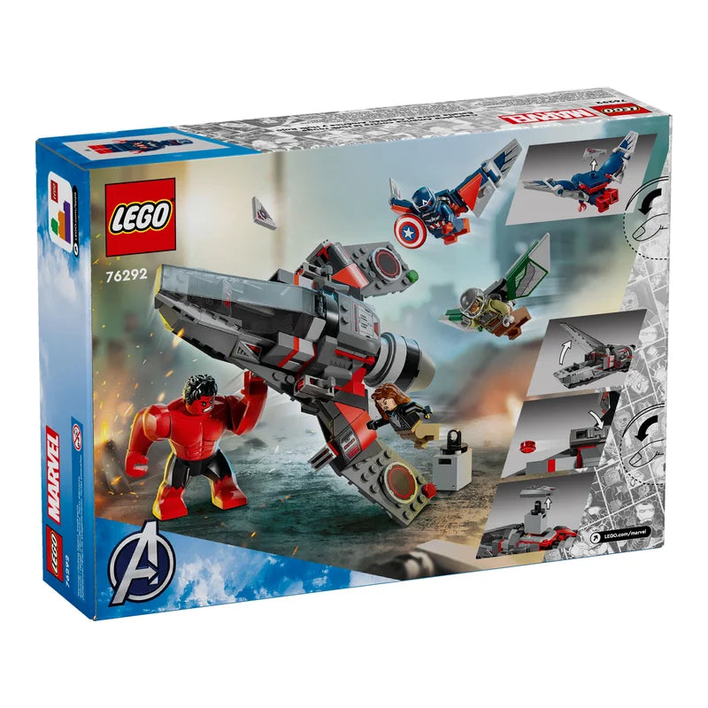 LEGO® Super Heroes 76292 Showdown zwischen Captain America und Red Hulk