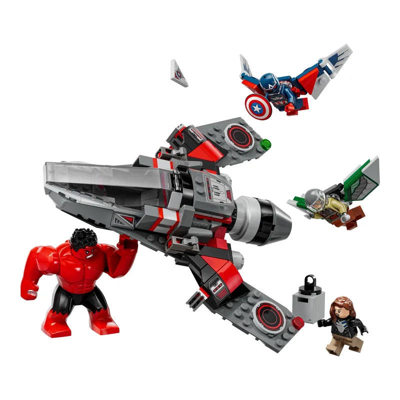 LEGO® Super Heroes 76292 Showdown zwischen Captain America und Red Hulk