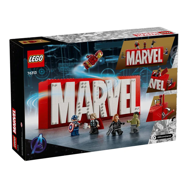 LEGO® Super Heroes 76313 MARVEL Logo & Minifiguren