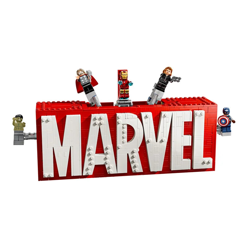 LEGO® Super Heroes 76313 MARVEL Logo & Minifiguren