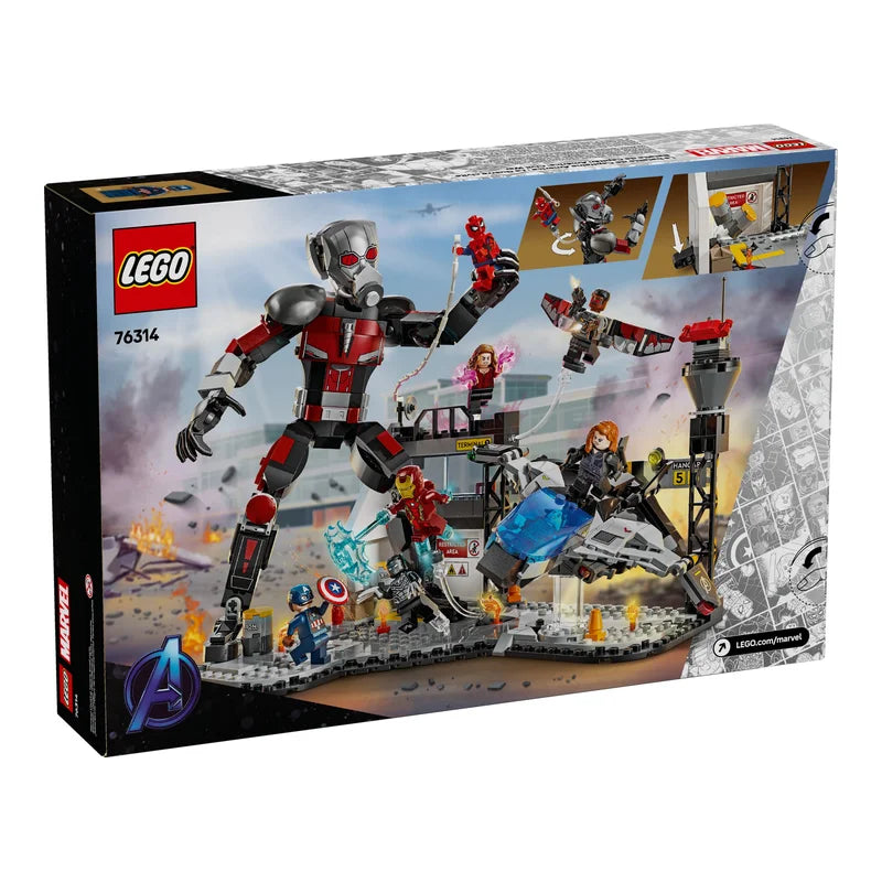 LEGO® Super Heroes 76314 Captain America: Civil War Actionduell - Mr.bricksANDmore