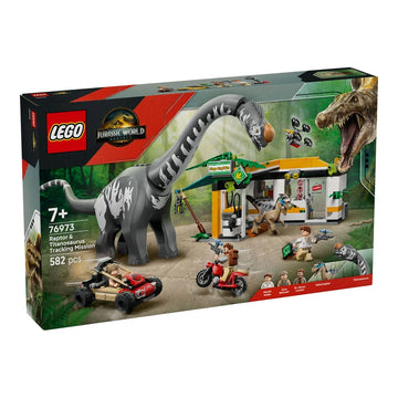 LEGO® Jurassic World 76973 Raptor & Titanosaurus: Große Fährtensuche