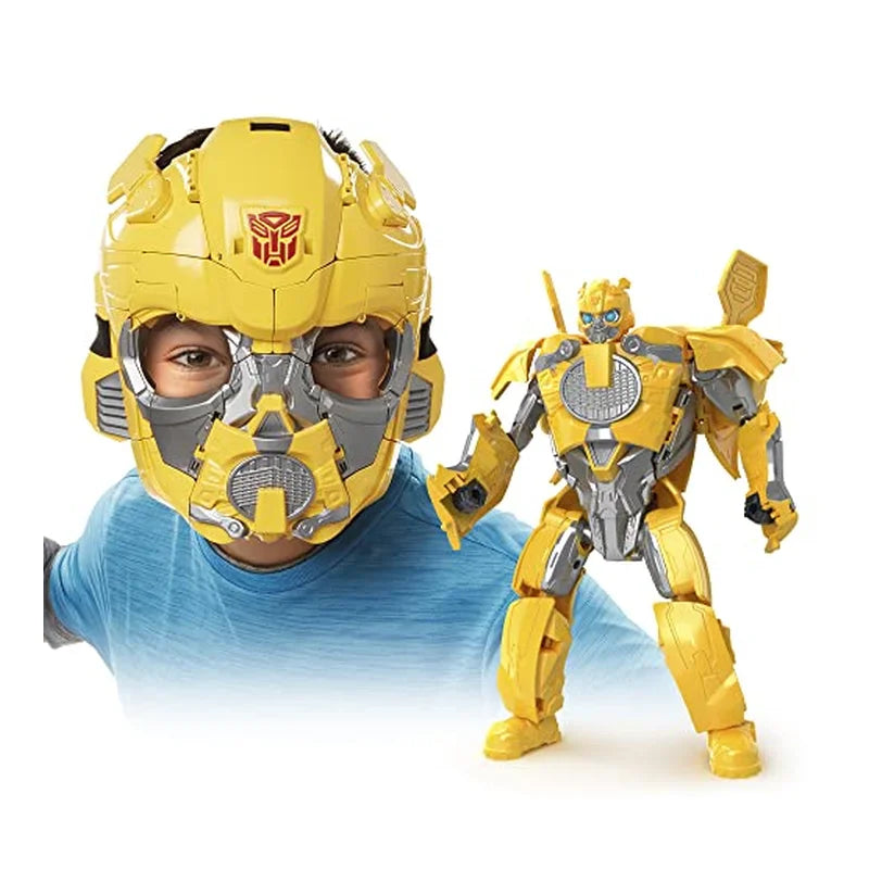 Hasbro Transformers Spielzeug Bumblebee 2-in-1 Maske und Figur zu Transformers: Aufstieg der Bestien, ab 6 Jahren, 22,5 cm