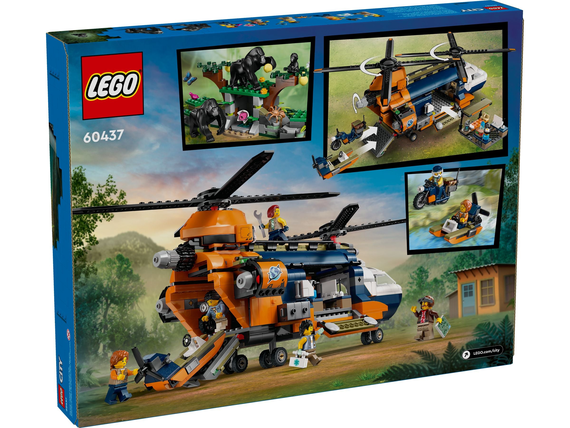 LEGO® City 60437 Dschungelforscher-Hubschrauber - Mr.bricksANDmore