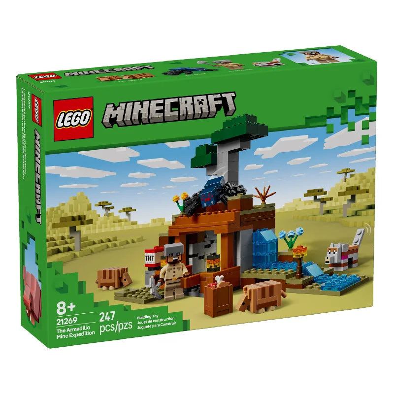 LEGO® Minecraft 21269 Die Expedition zur Gürteltiermine