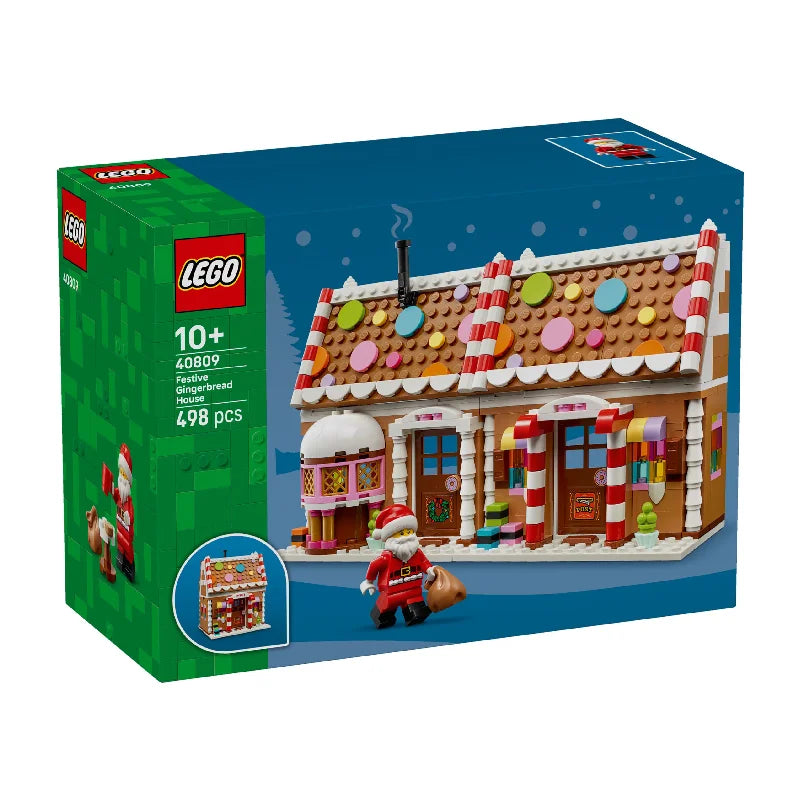 LEGO® 40809 Weihnachtliches Lebkuchenhaus