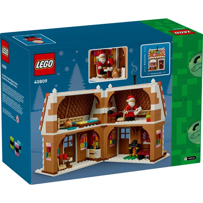 LEGO® 40809 Weihnachtliches Lebkuchenhaus