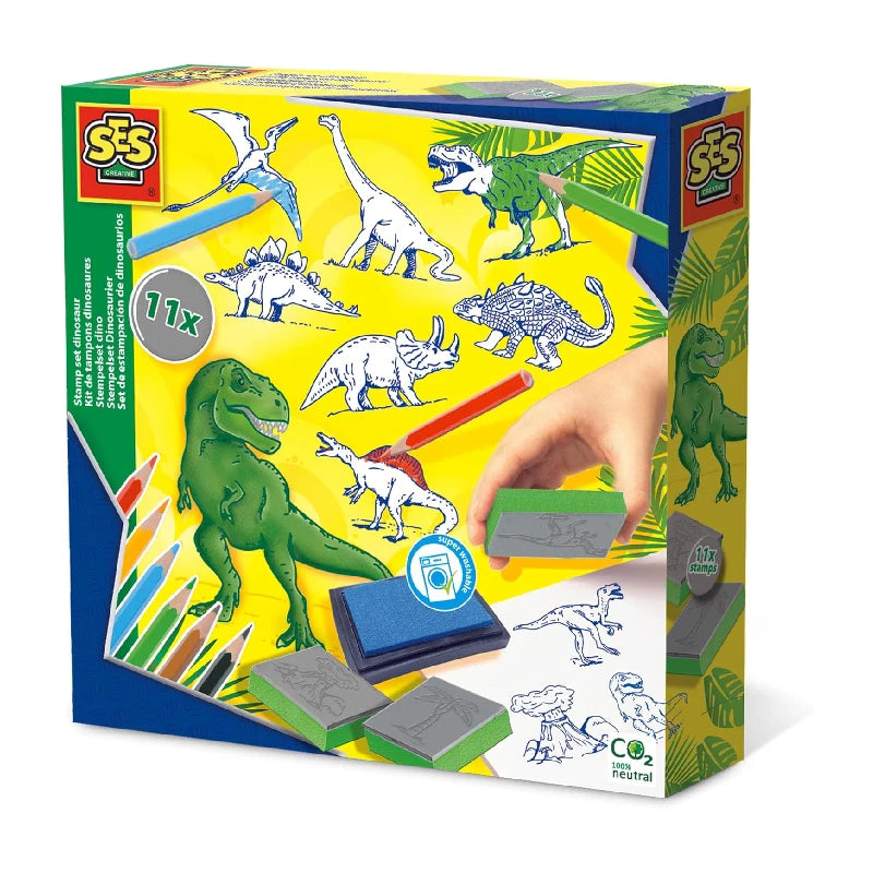 SES Creative 14919 Stempelset Dinosaurier - Mr.bricksANDmore