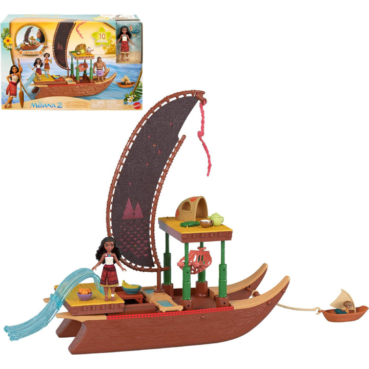 Mattel Disney Vaiana 2 Abenteuer Kanu Schwimmendes Boot Spielset