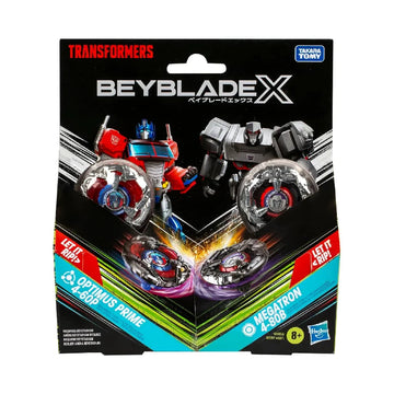 Hasbro Beyblade X Transformers Collab Optimus Prime 4-60P vs. Megatron 4-80B Multipack - Mr.bricksANDmore