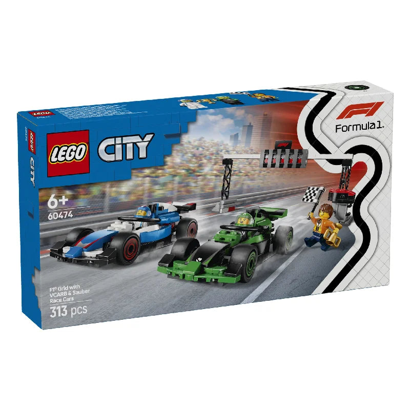 LEGO® City 60474 F1® Startaufstellung mit VCARB & Sauber Rennautos