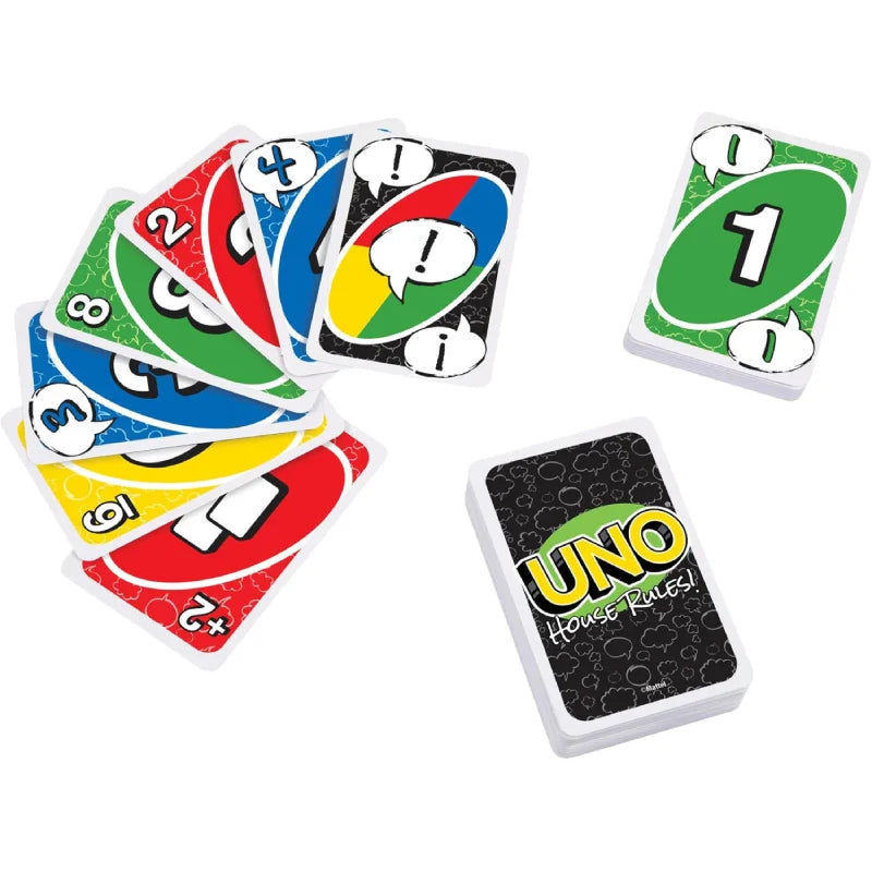Mattel Games UNO House Rules Kartenspiel HRL31