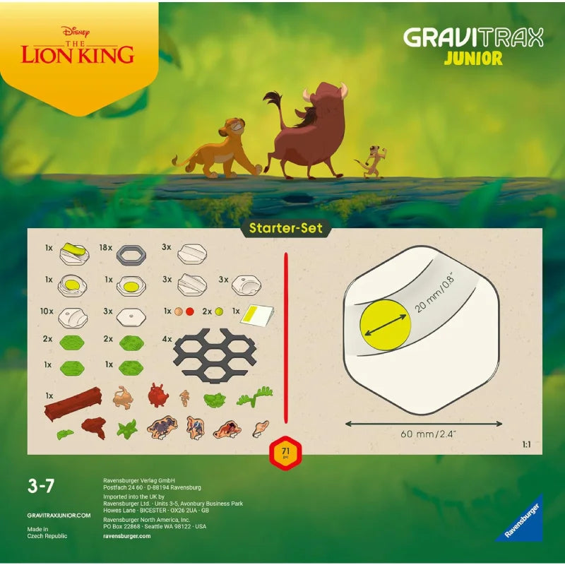 Ravensburger - 73437 GraviTrax Junior Starter-Set Lion King - Mr.bricksANDmore
