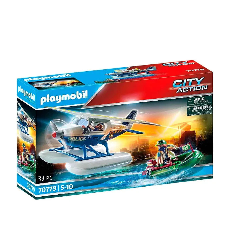 Playmobil City Action 70779 Polizei-Wasserflugzeug: Schmuggler-Verfolgung - Mr.bricksANDmore