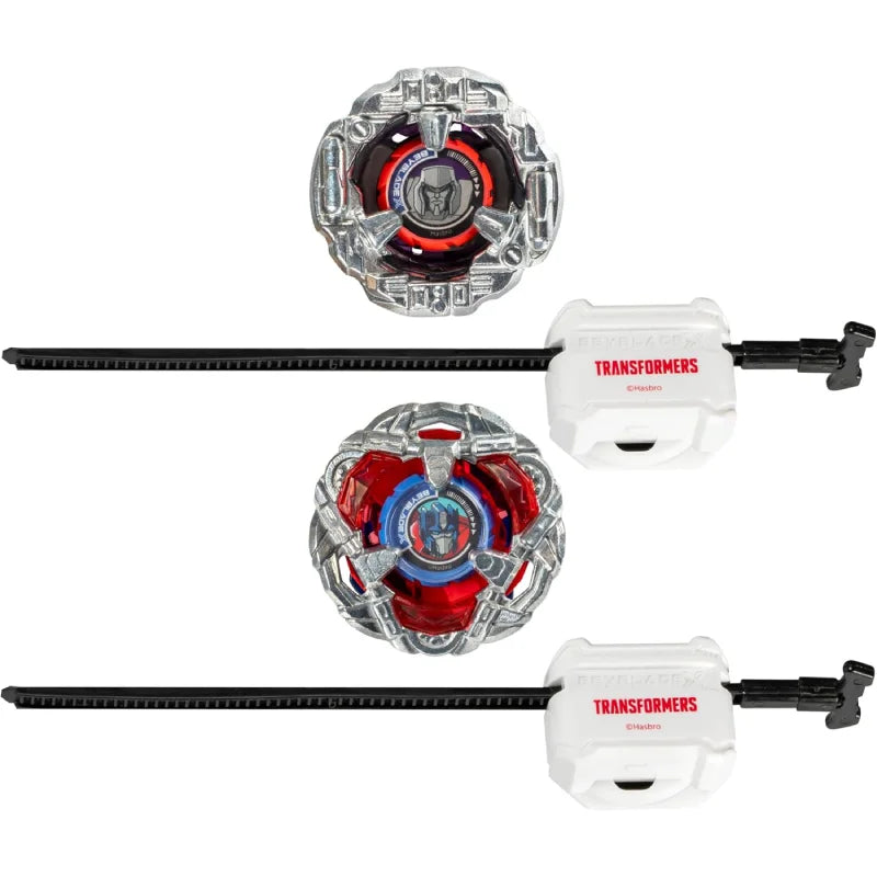 Hasbro Beyblade X Transformers Collab Optimus Prime 4-60P vs. Megatron 4-80B Multipack - Mr.bricksANDmore